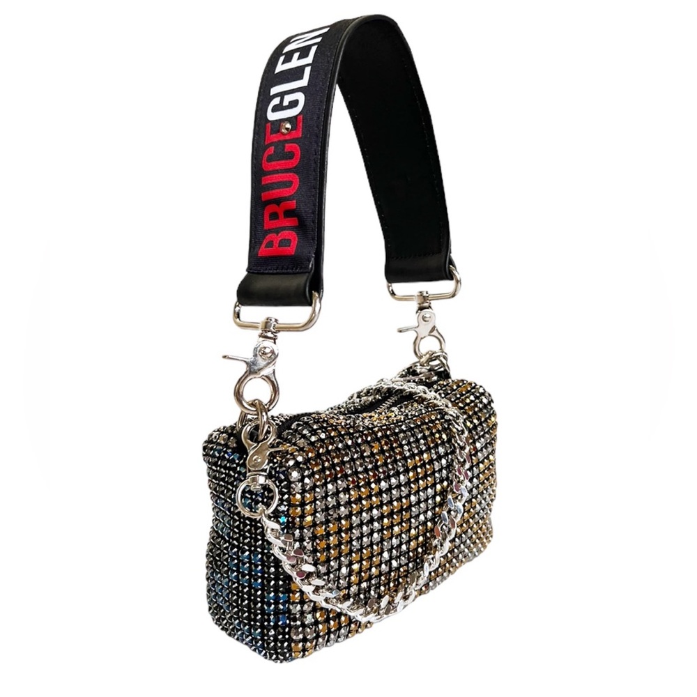 Bruce Glen Sparkle Embellished Shoulder Bag